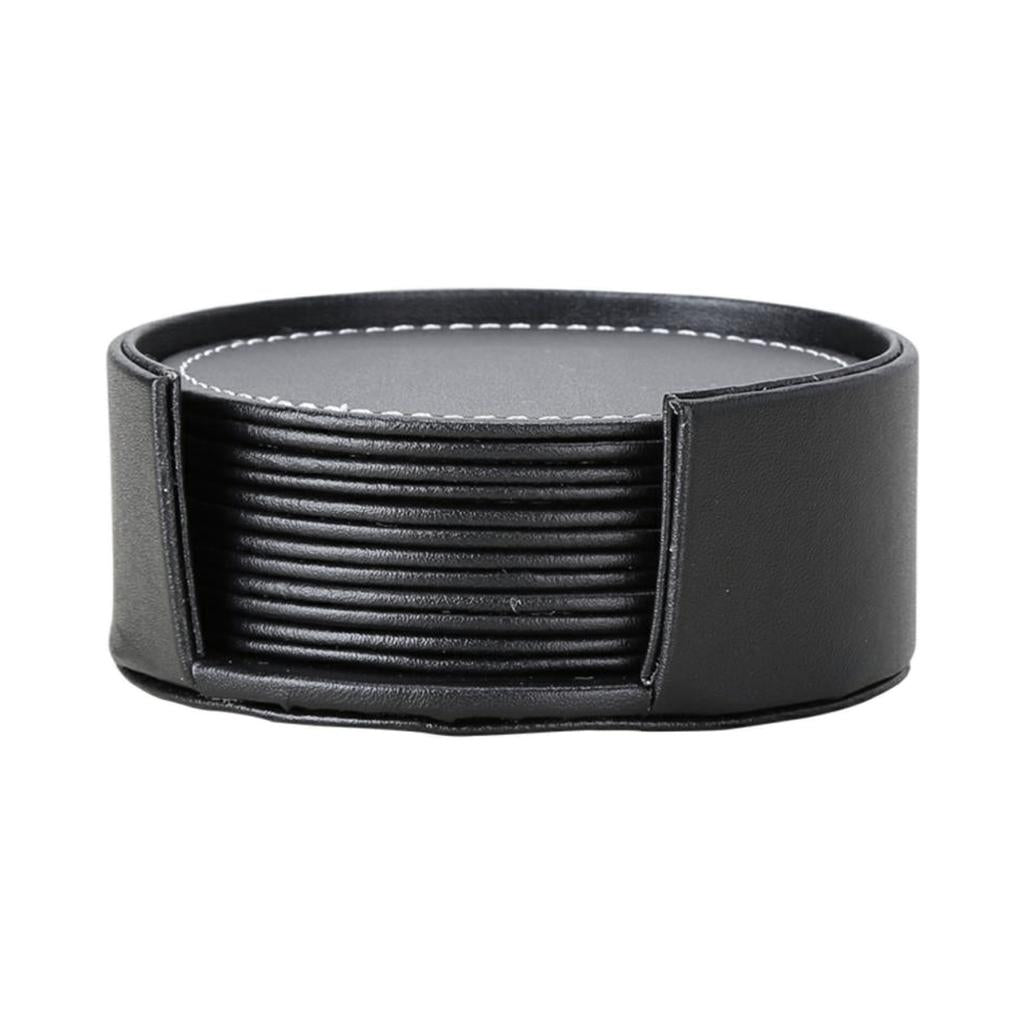 PU Leather Drinks Coaster Heat Insulation Mugs Tea Pads Coffee Cup Placemat