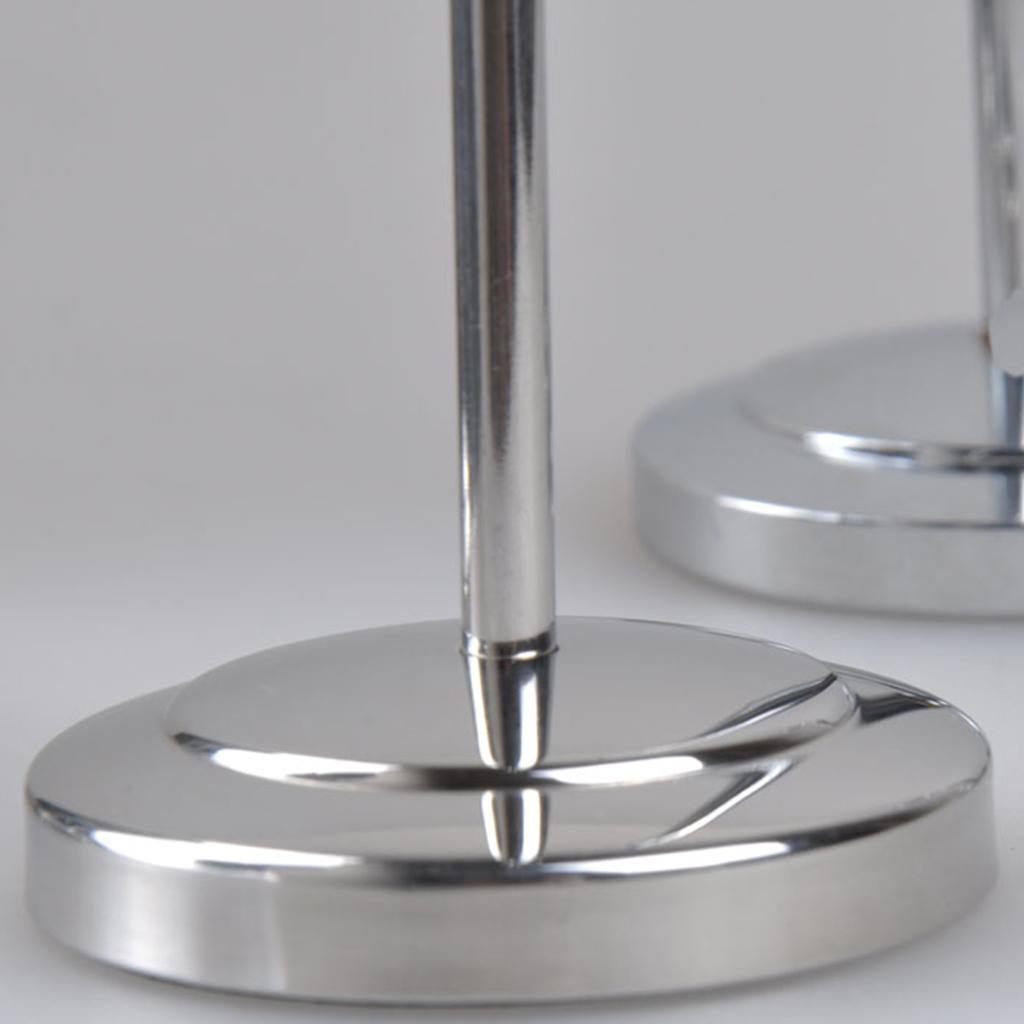 Hotel Stainless Steel Table Place Card Holder Table Number Stand 20cm