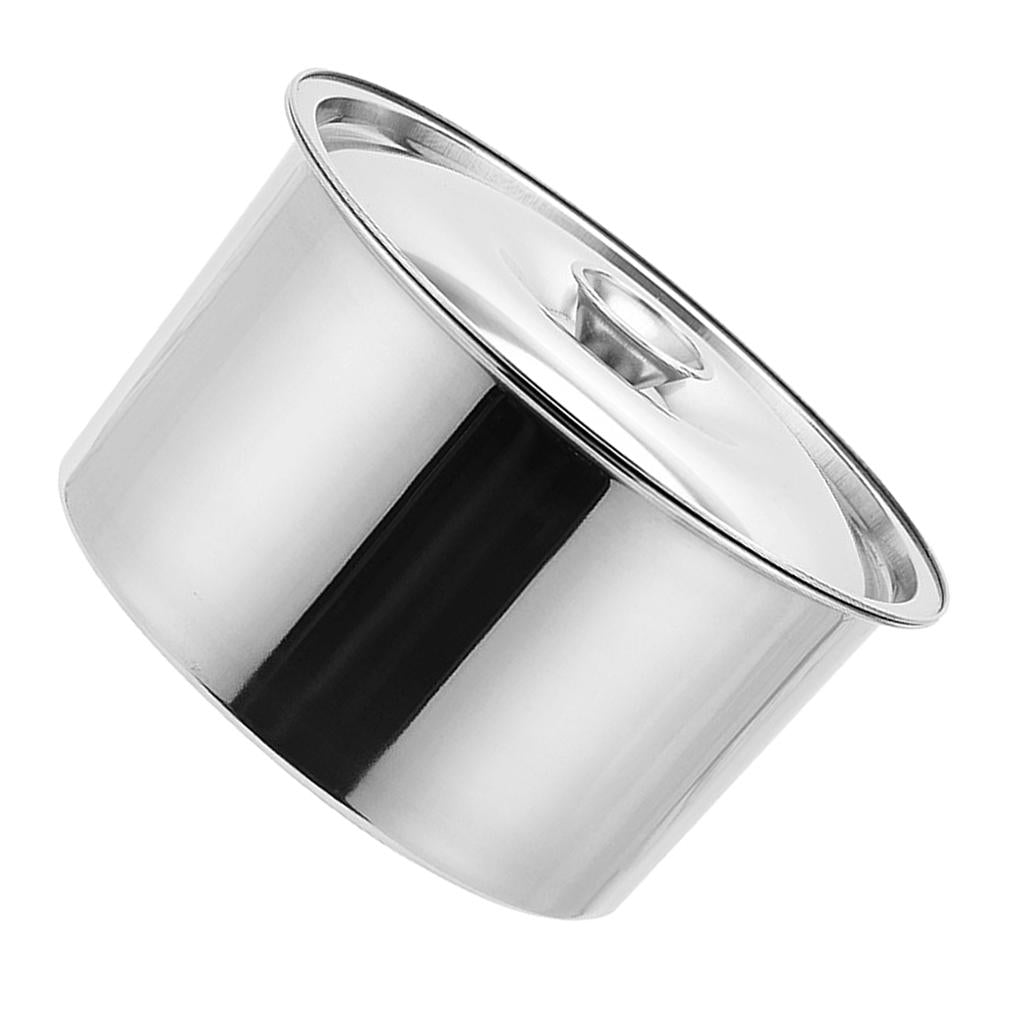 Thicken Stainless Steel Hotel Kitchen Tableware Condiment Pot Oil Can 14CM