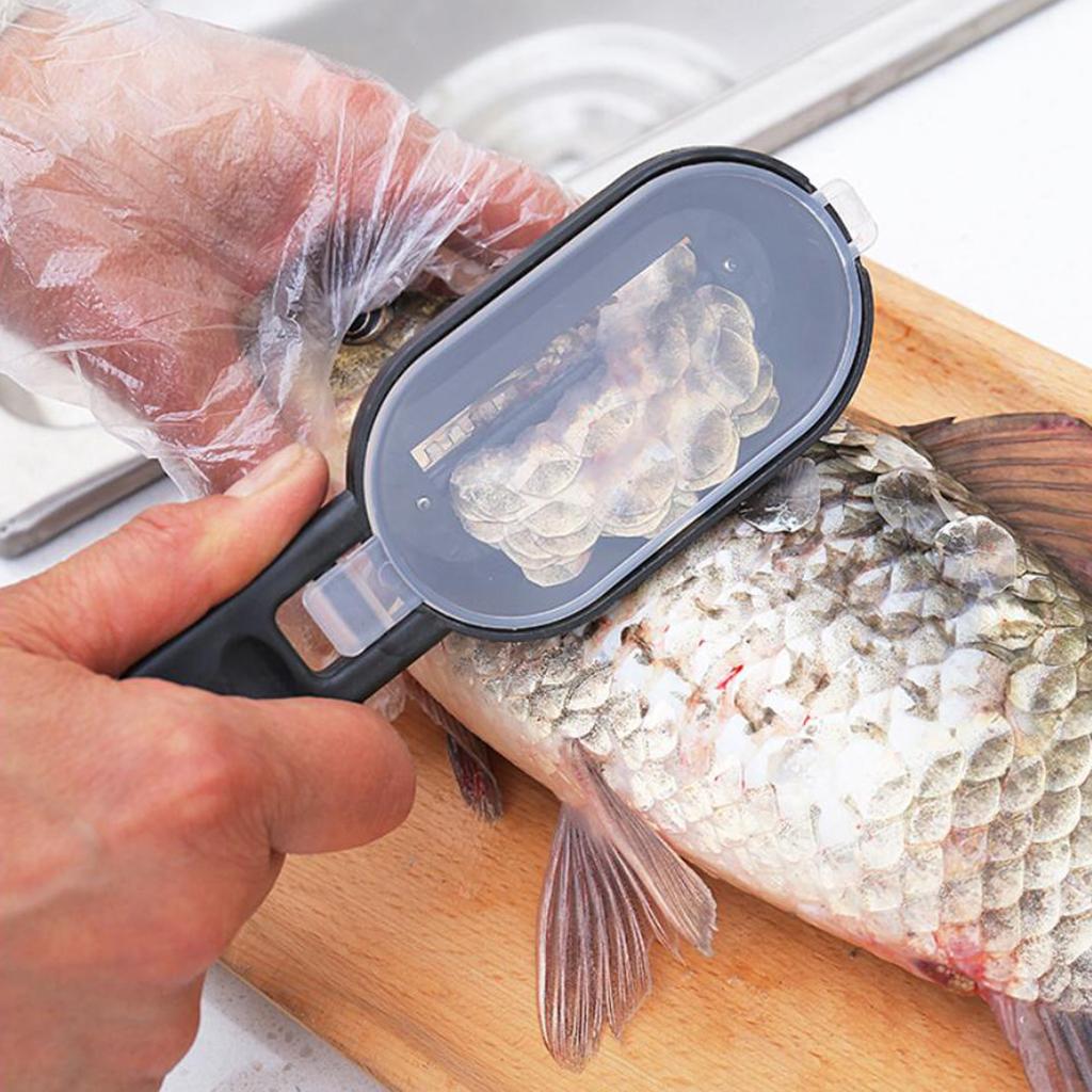 Multifunctional Stainless Steel Fish Scale Shaver Skin Remover for Kitchen