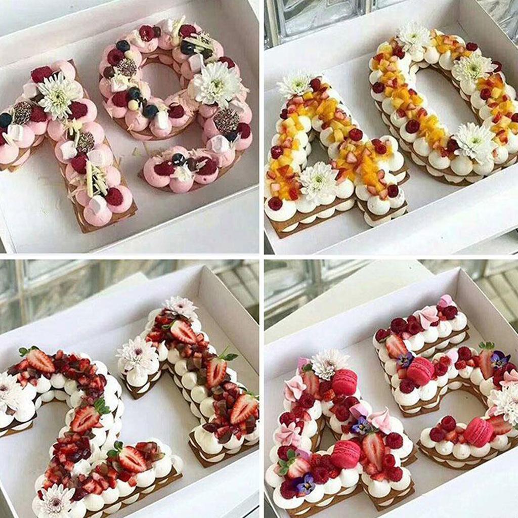 Aluminum Alloy Rectangular Letters Combination Cake Mold Pastry Baking Tools