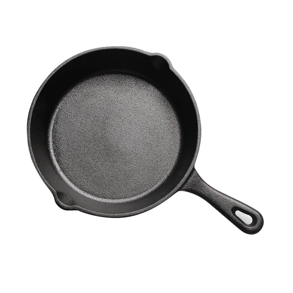 Cast Iron Kitchen Griddle Skillet Frying Pan Egg Fryer Mold Cookware 14cm