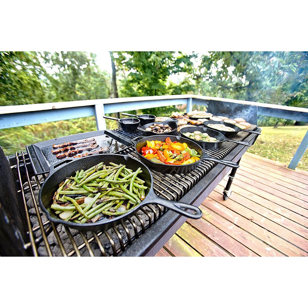 Cast Iron Kitchen Griddle Skillet Frying Pan Egg Fryer Mold Cookware 14cm