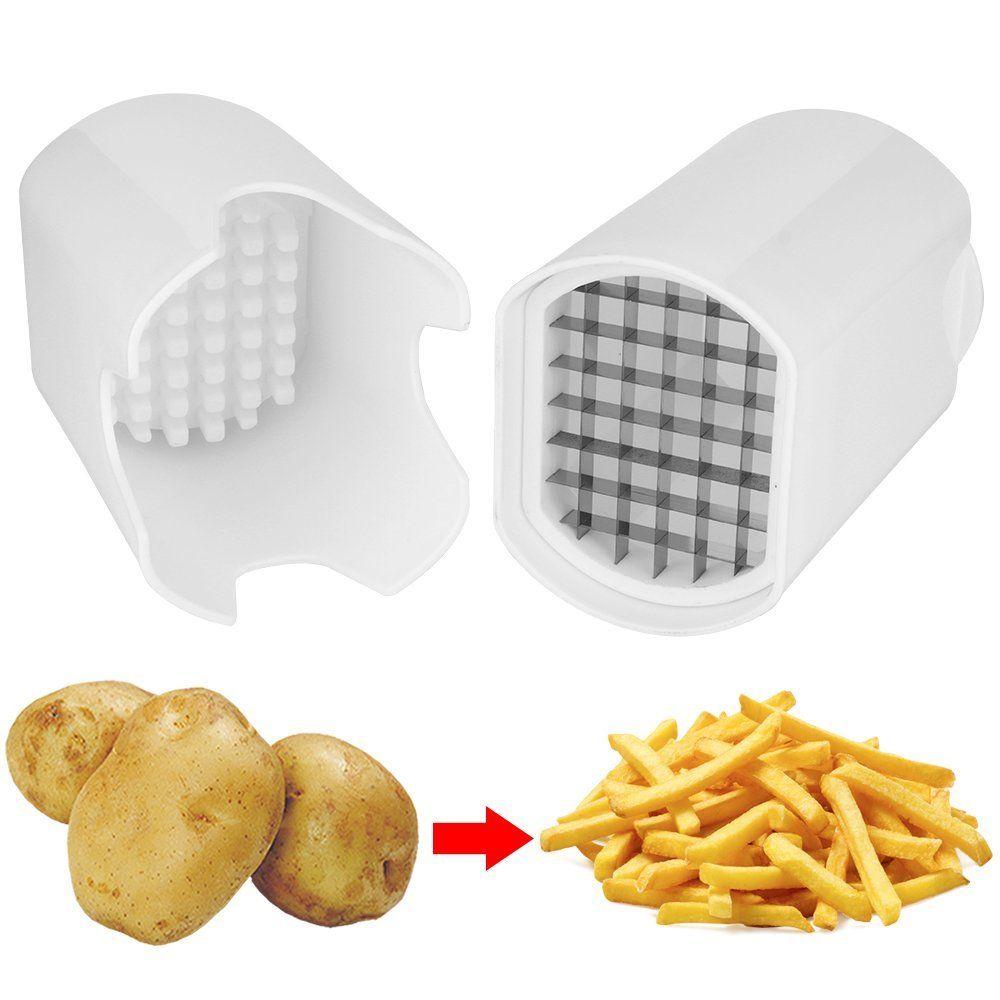 Stainless Steel Potato Cutter Vegetable Fruit Slicer Fry Chips Chopper Dicer