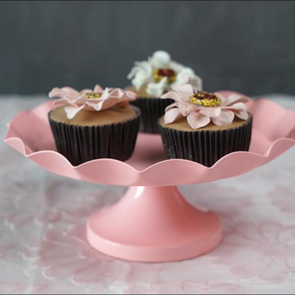 Cake Pan Dessert Table Iron Cake Stand Pink M