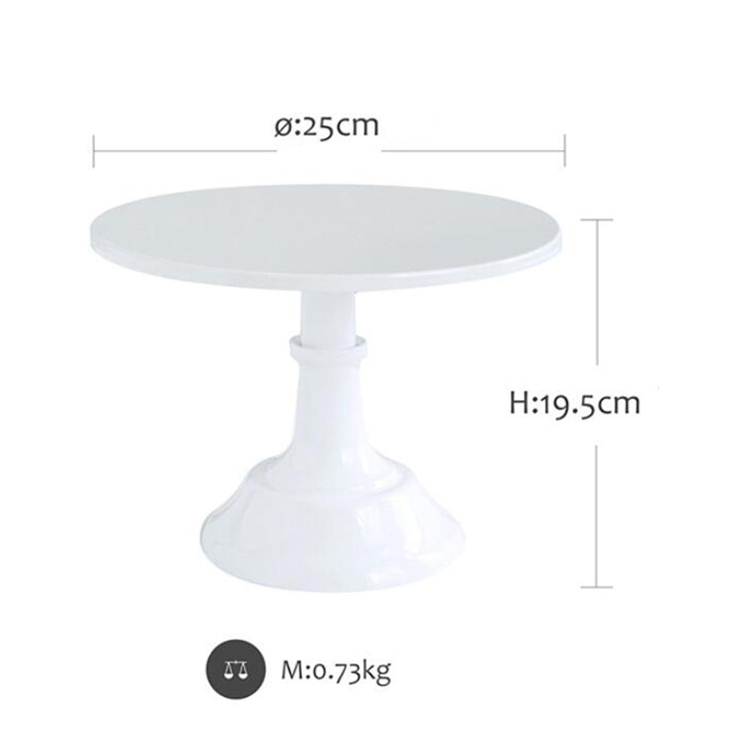 Fondant Cake Stand Wedding Tool Display Accessory for Party 10 inch White