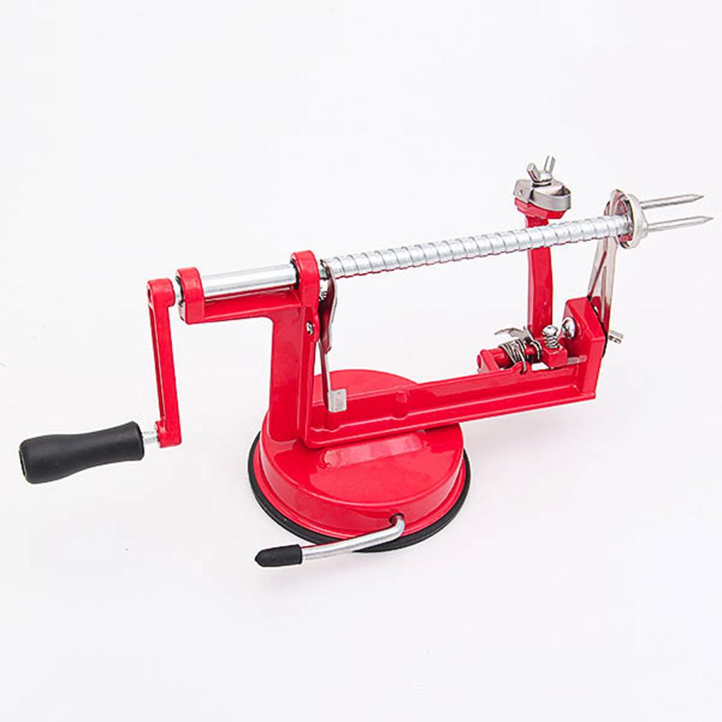 Aluminum Zinc Alloy 3 in 1 Apple Fruit Slicing Machine / Potato Peeled Tool