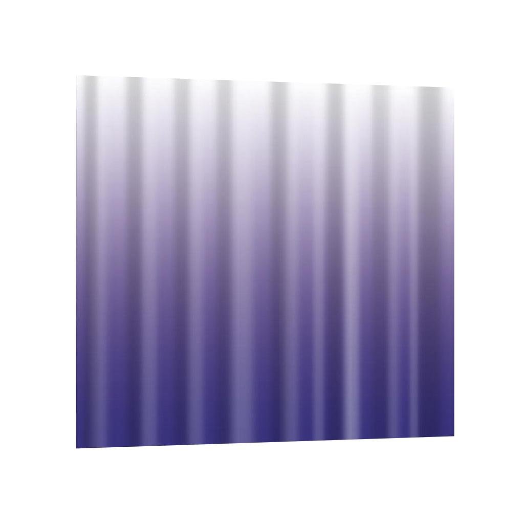Digital Printing Bathroom Blind Shower Curtain with Hooks Purple