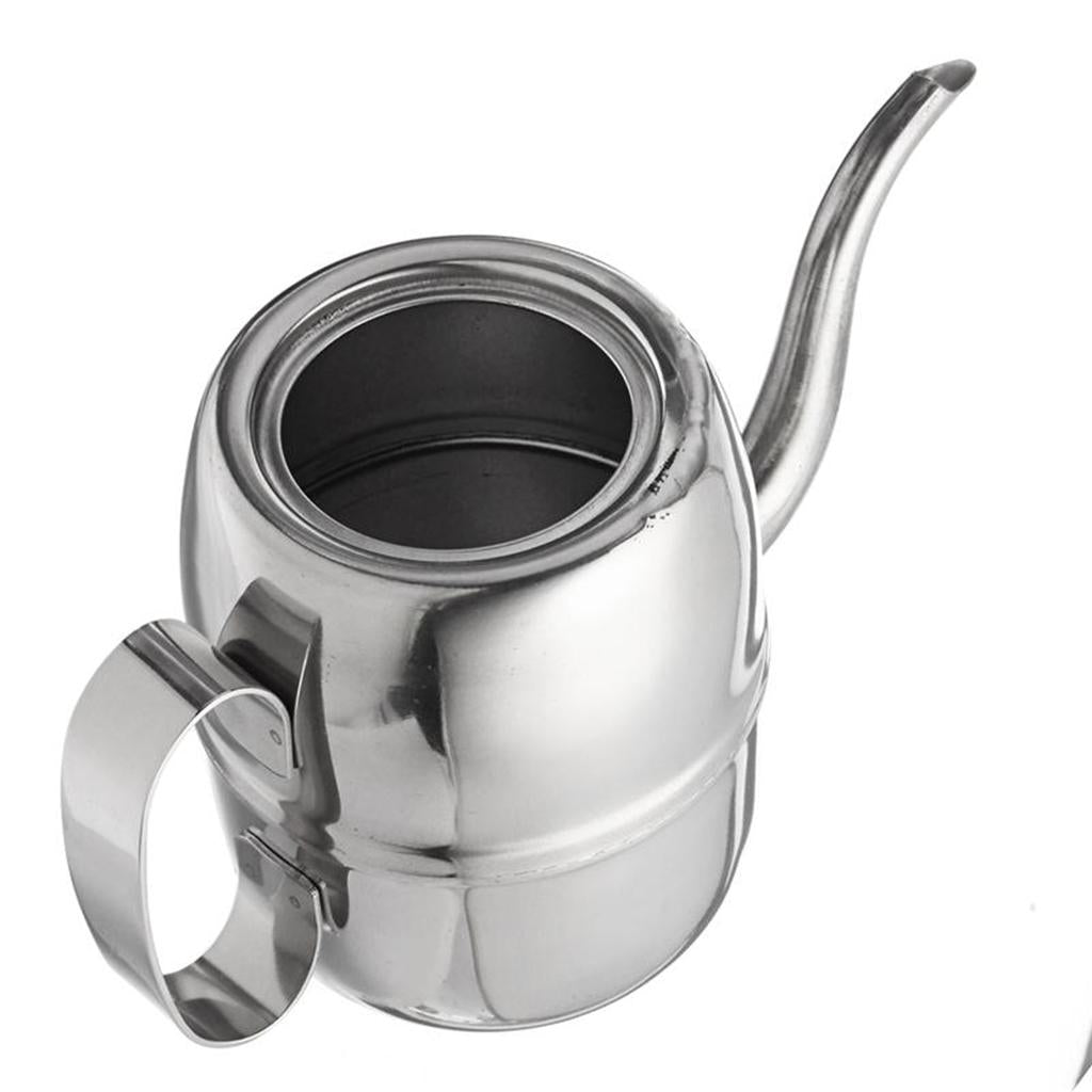 Stainless Steel Olive Oil Vinegar Can Drizzler Cruet Bottle Oil Dispenser 32oz