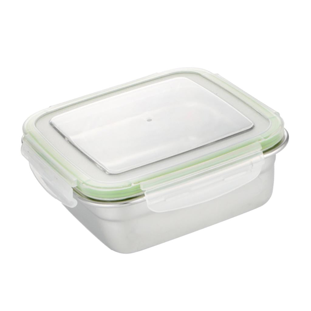 Square Preservation Crisper Sealed Lunch Box Bento Box Mess tin 400ml