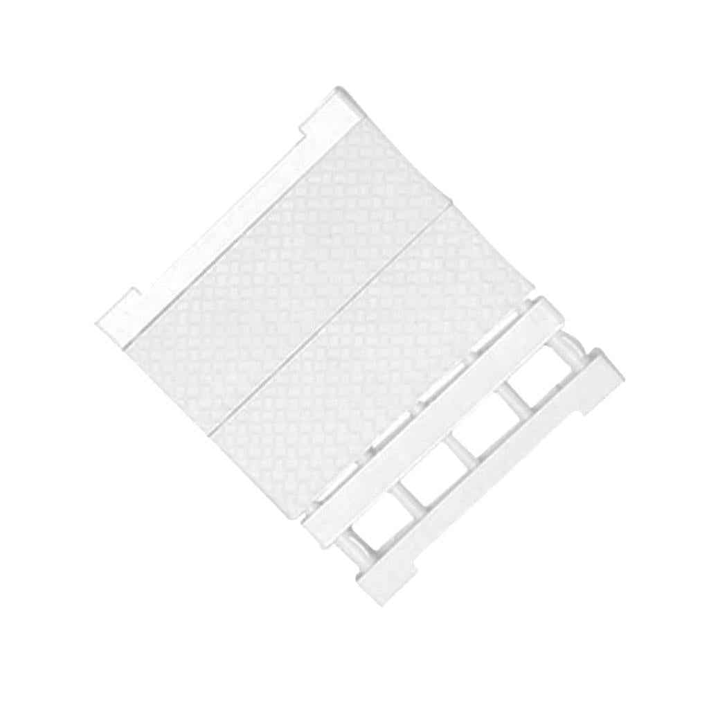 Expandable Shelf Closet Organizer Storage Adjustable Rack Rod White 30-40cm