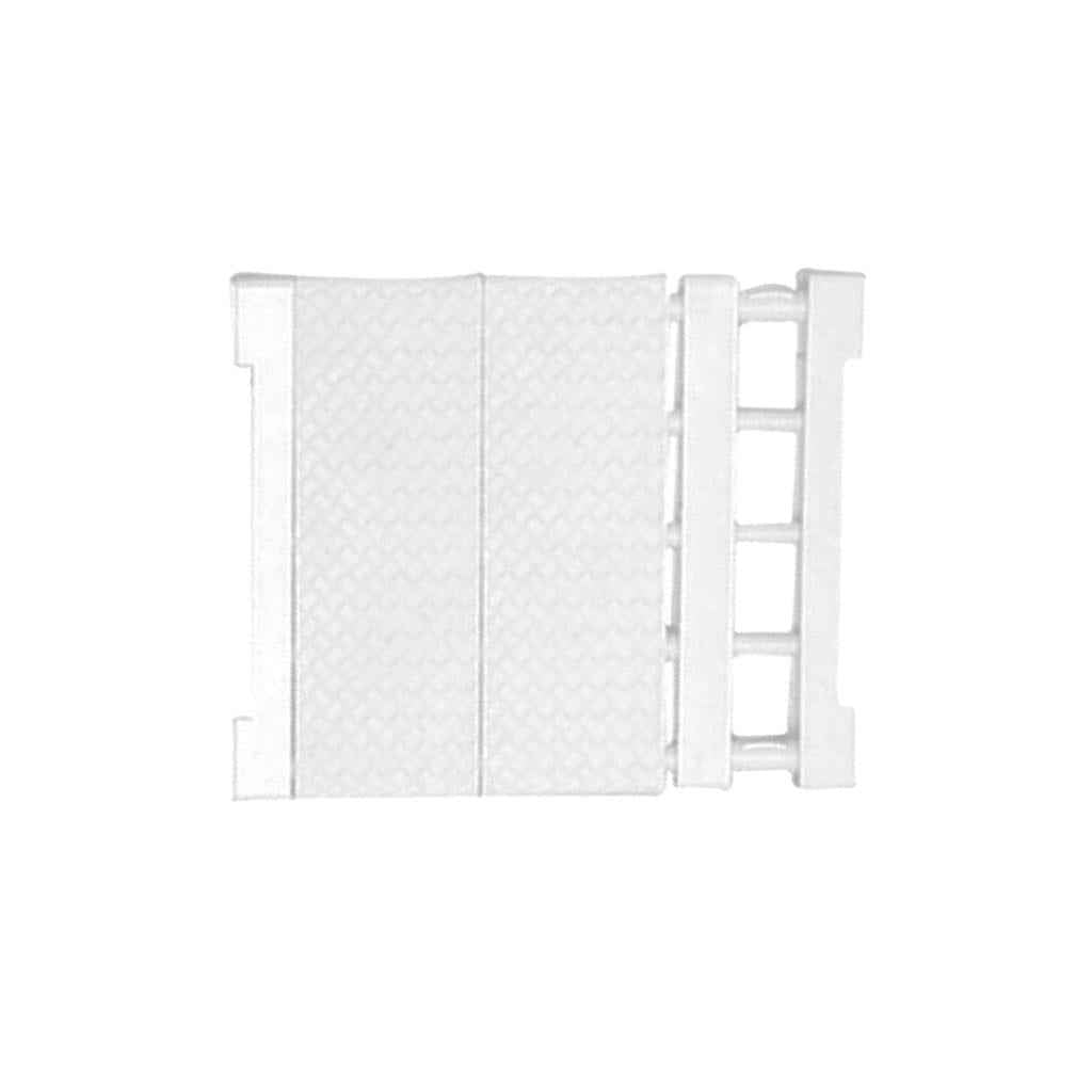 Expandable Shelf Closet Organizer Storage Adjustable Rack Rod White 30-40cm