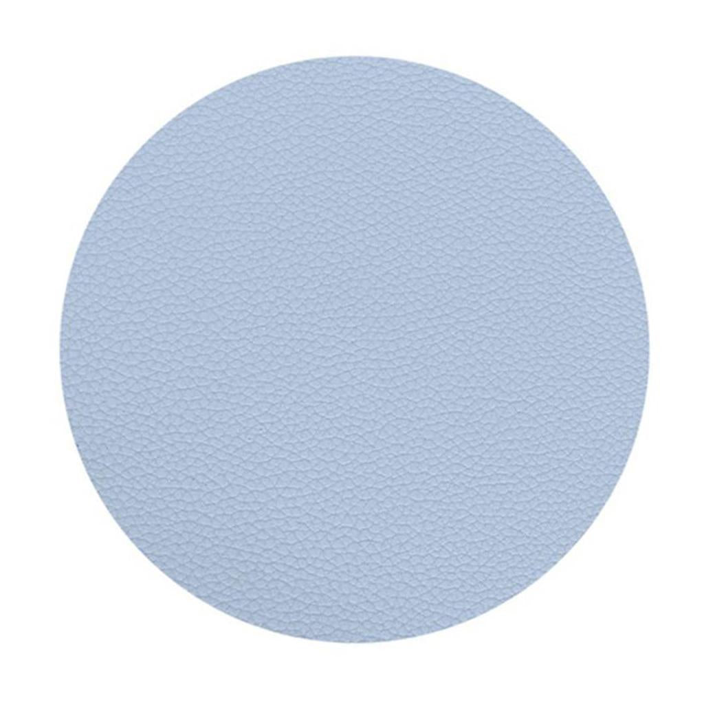 PU Leather Table Drink Cup Mat Heat Insulated Pad Coasters 5 Colors Blue