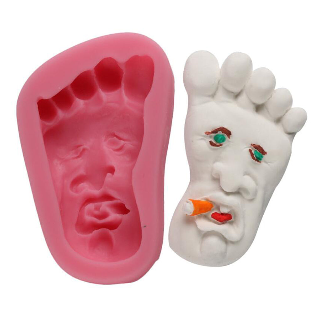 Halloween Fondant Cake Decor Silicone Mold Chocolate Mould Feet Grimace