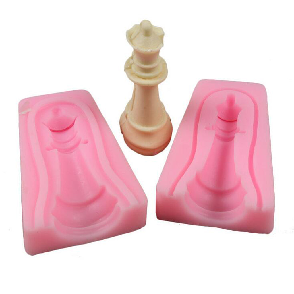 Chess DIY Fondant Cake Mould Silicone Baking Mold Cake Decoration Tray