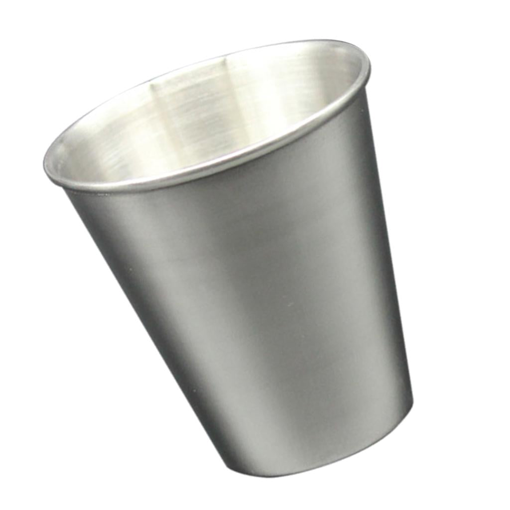 2xMini Stainless Steel Wine Whisky Cup Mug 70ml/2oz Hip Flask Accessories