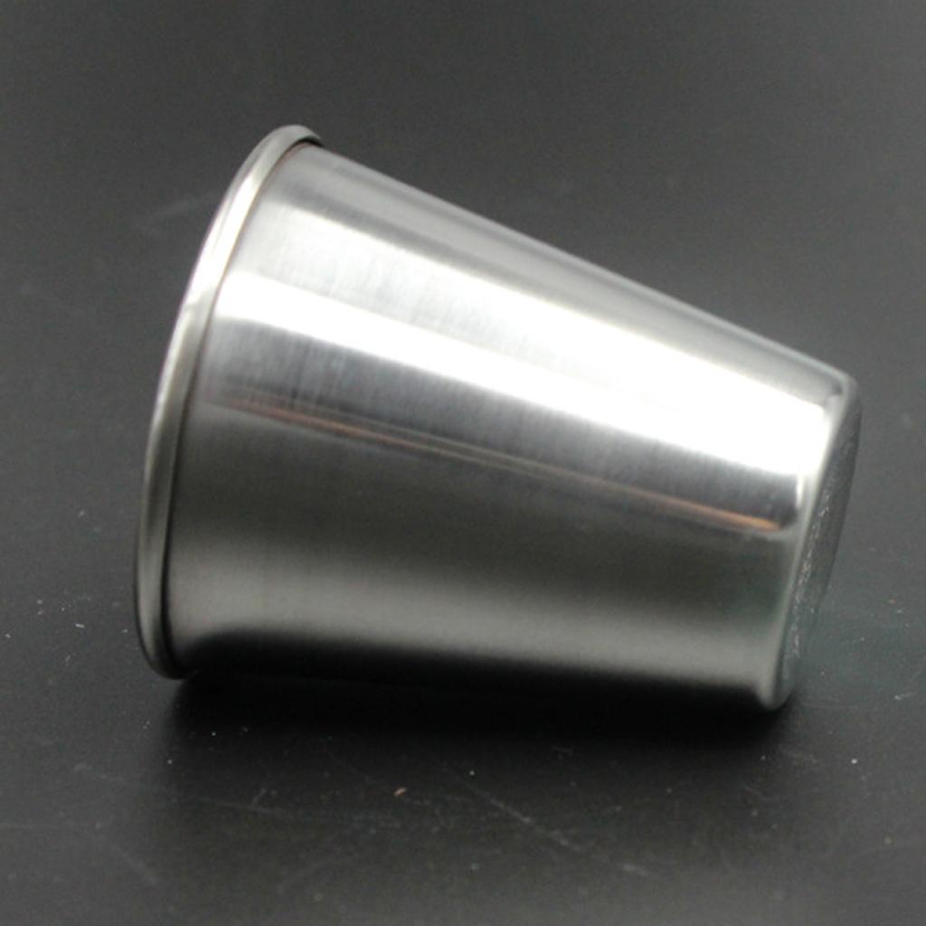 2xMini Stainless Steel Wine Whisky Cup Mug 70ml/2oz Hip Flask Accessories