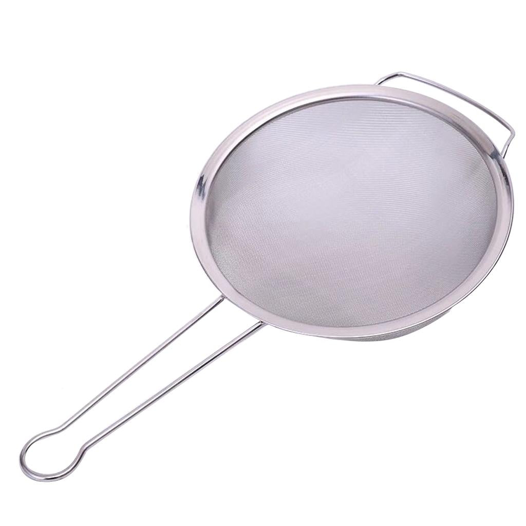 Soy Milk Filter Spoon Stainless Steel Colander Skimmer Spoon Large Ladle