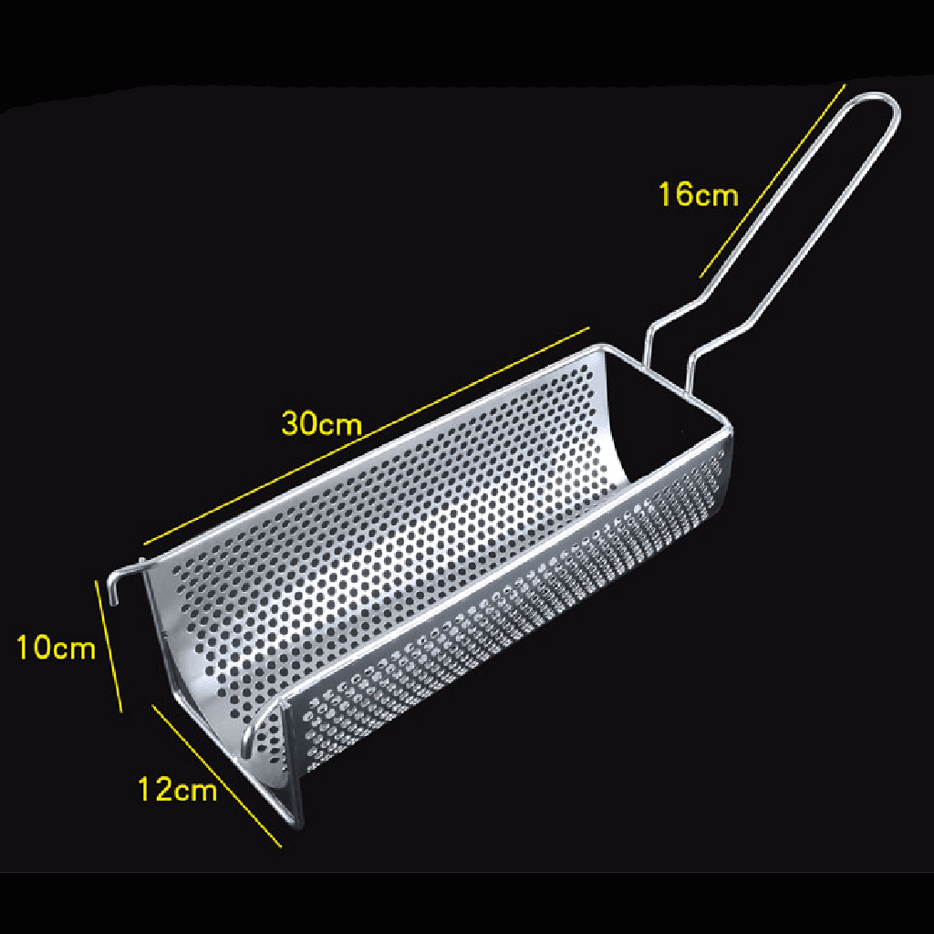 304 Frying Basket French Fries Cooking Basket Chips Strainer Chicken Cooking