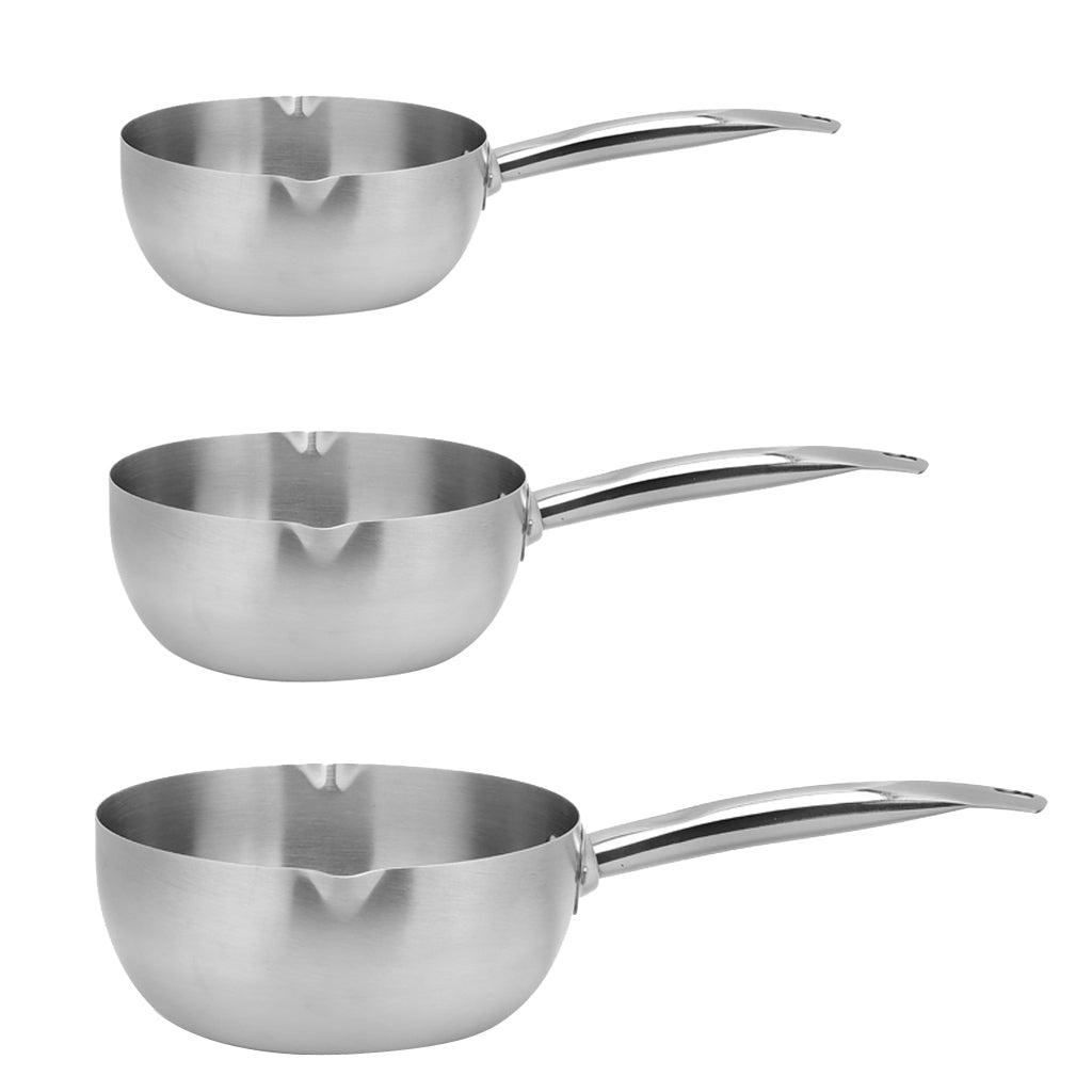 Stainless Steel Sauce Pan Nonstick Milk Pan Kitchen Tools 18x8cm