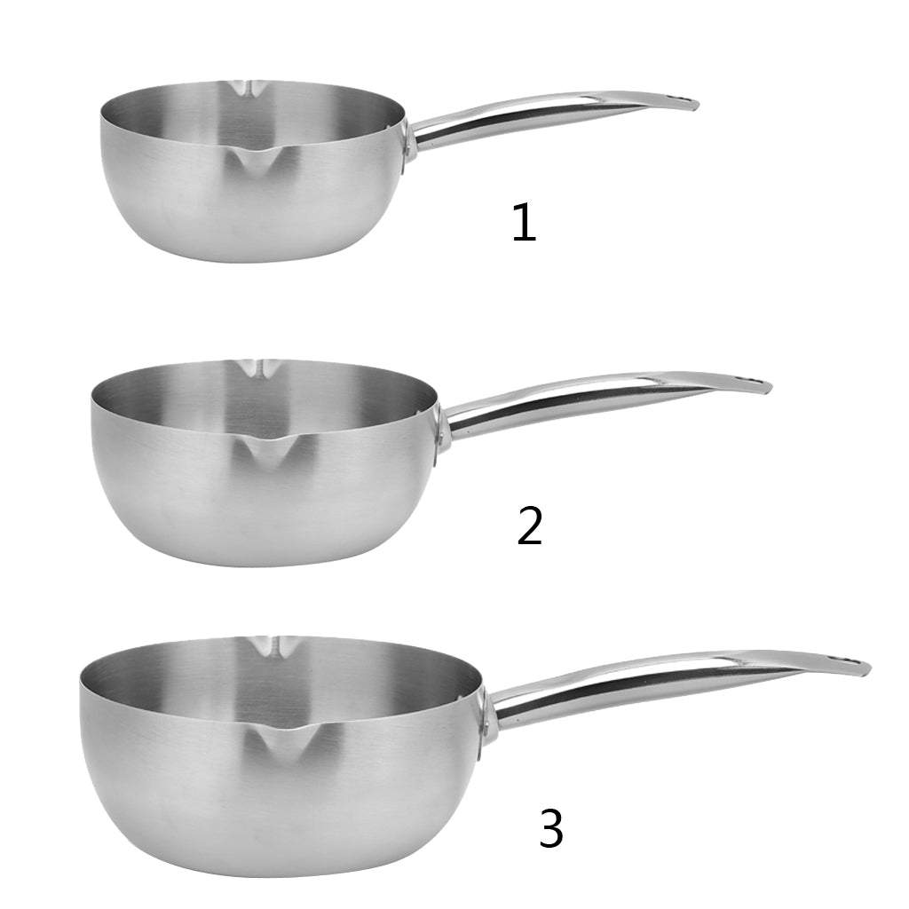 Stainless Steel Sauce Pan Nonstick Milk Pan Kitchen Tools 18x8cm