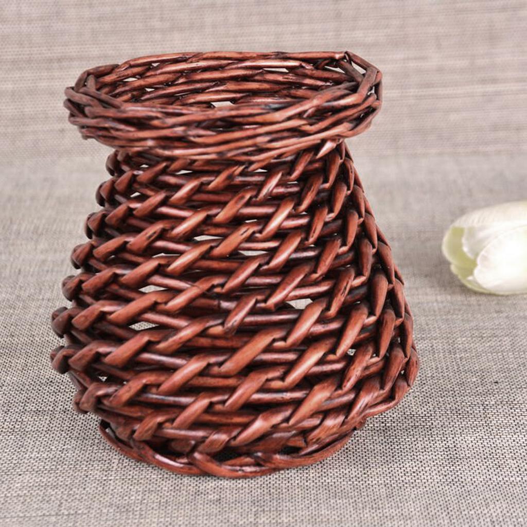 Wicker Planter Modern and Stylish Standing Flower Plant Display Basket size1
