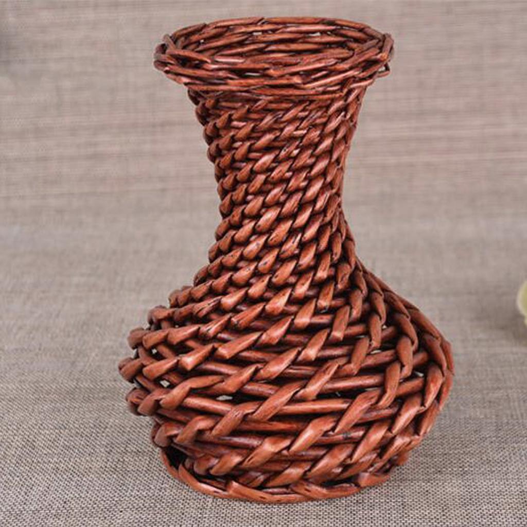 Wicker Planter Modern and Stylish Standing Flower Plant Display Basket size2