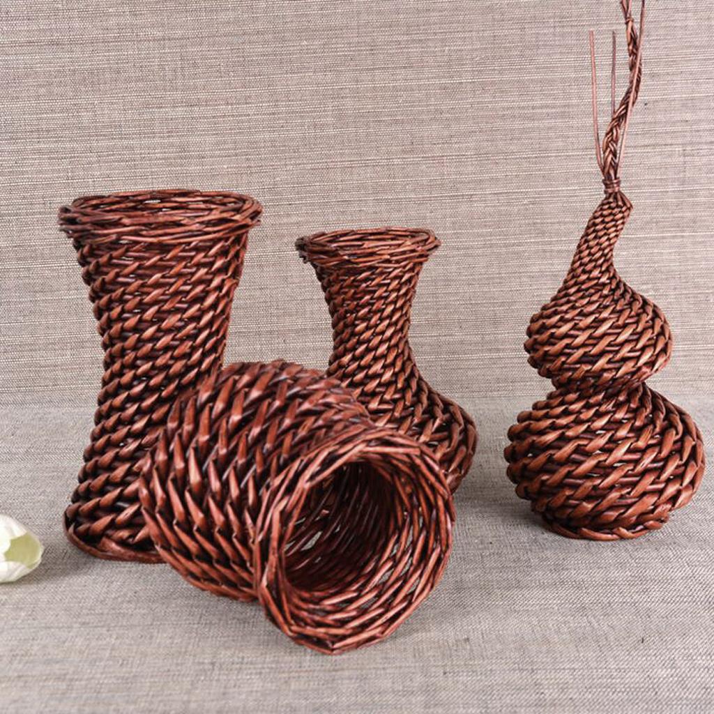 Wicker Planter Modern and Stylish Standing Flower Plant Display Basket size2