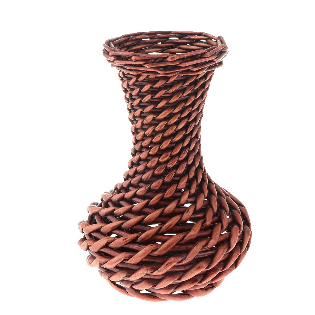 Wicker Planter Modern and Stylish Standing Flower Plant Display Basket size2