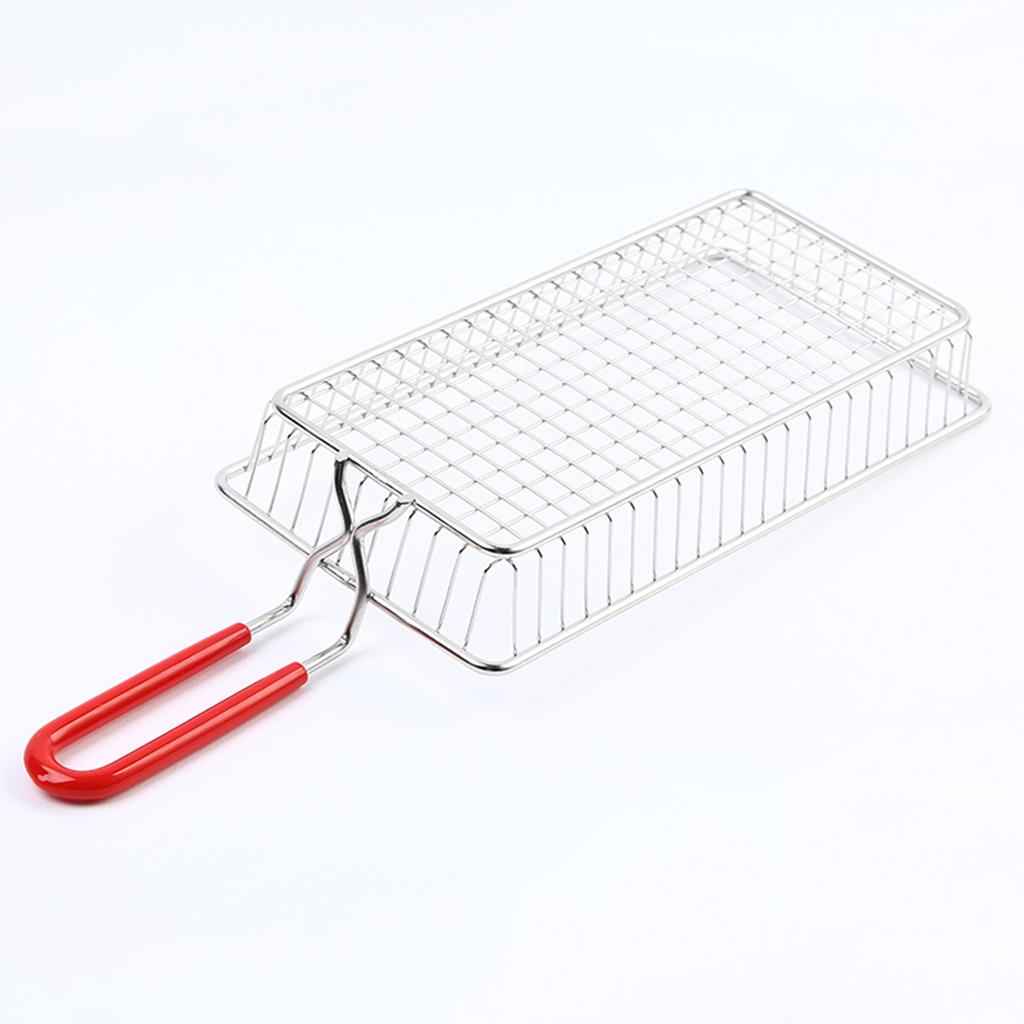 Rectangle Stainless Steel Mesh Strainer Basket for Fried Food Vegetable Tool
