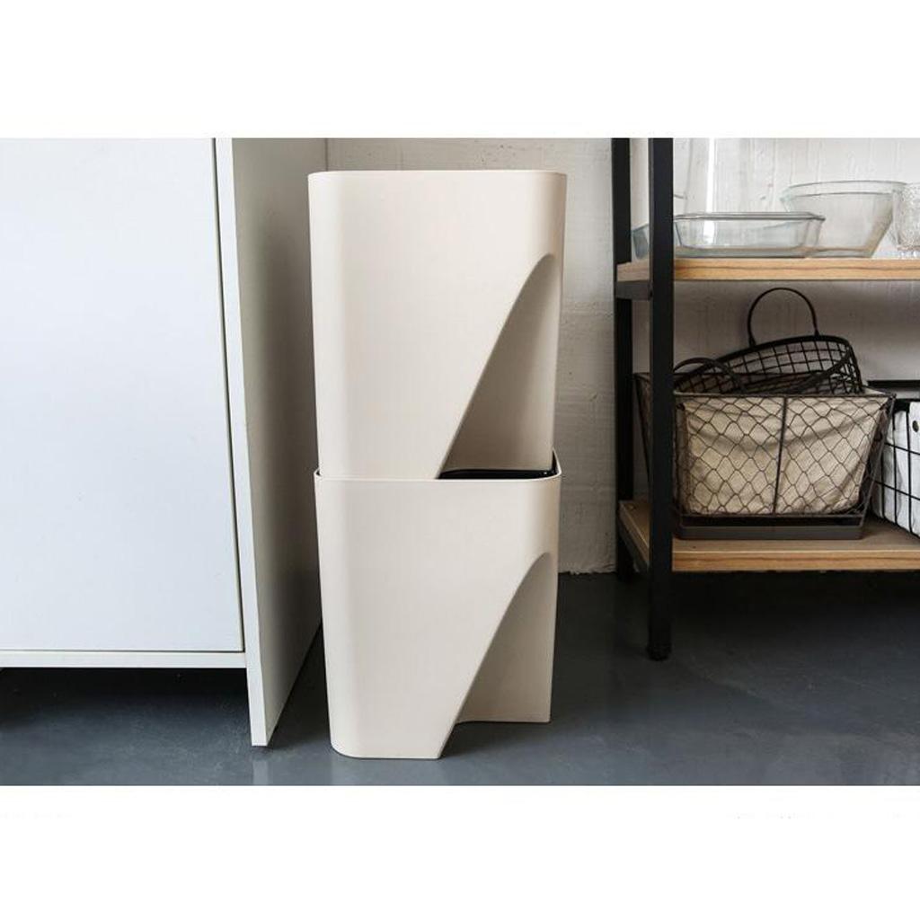 Japanese-style stacked classification Garbage bucket trash can Waste Bins