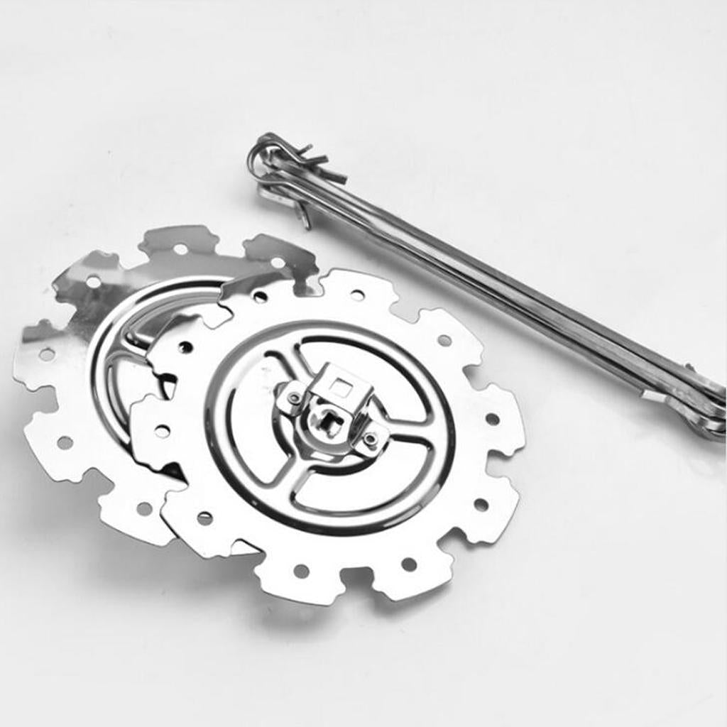 Stainless Steel Skewers Machine BBQ Kebab Maker Roasting Grill 212mm