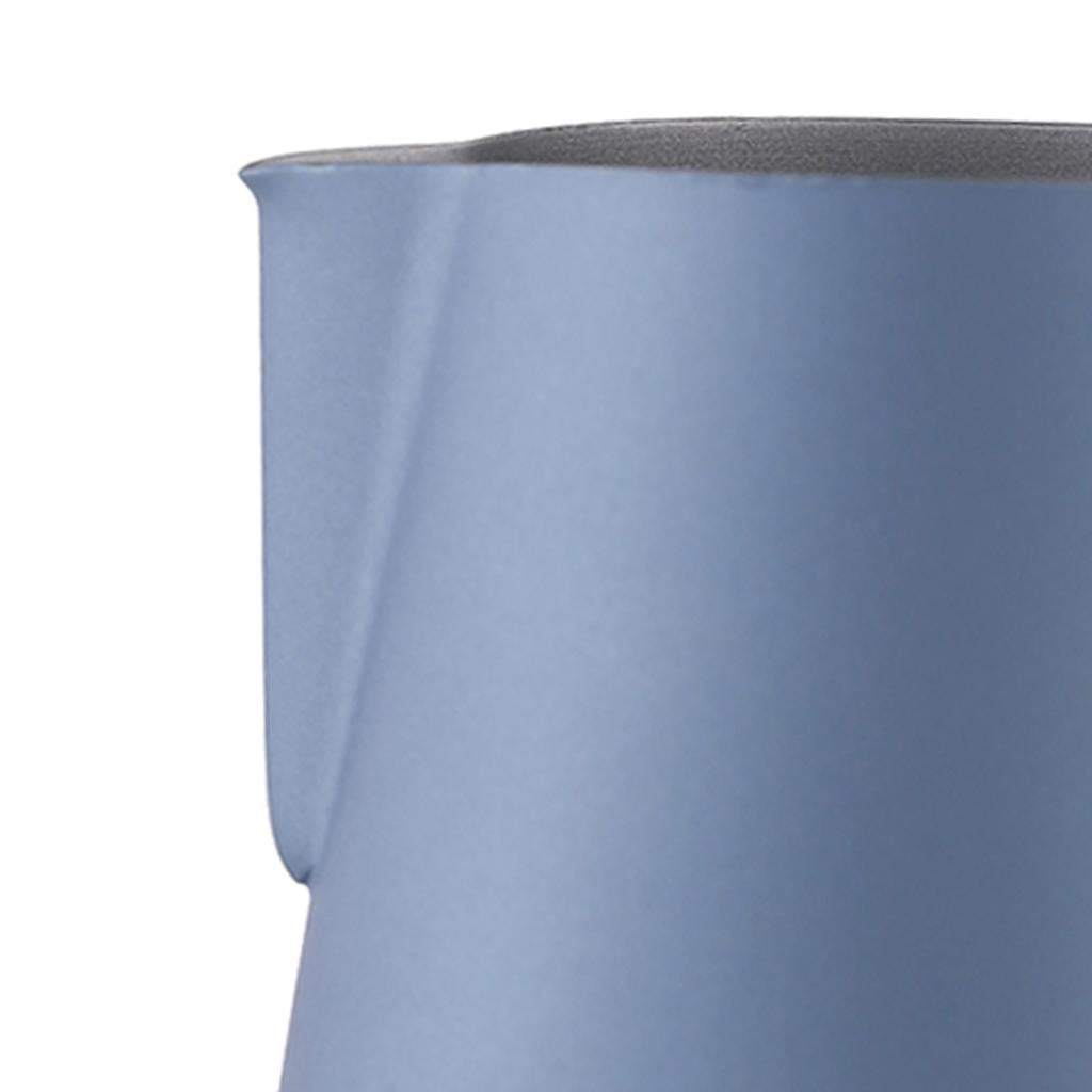 Espresso Milk Frothing Pitcher Stainless Latte Art Coffee Jug Light Blue