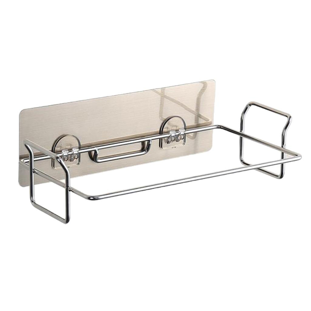 Stainless Steel Trash Bag Rack Bathroom Towel Holder Kitchen Rubbish Storage