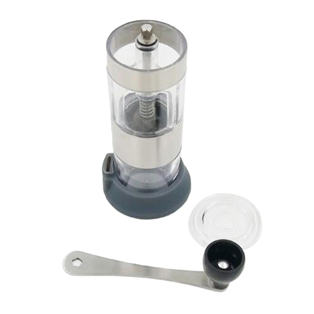 1Pc Ceramic Manual Coffee Grinder Portable Hand Crank Stainless Coffee Mill