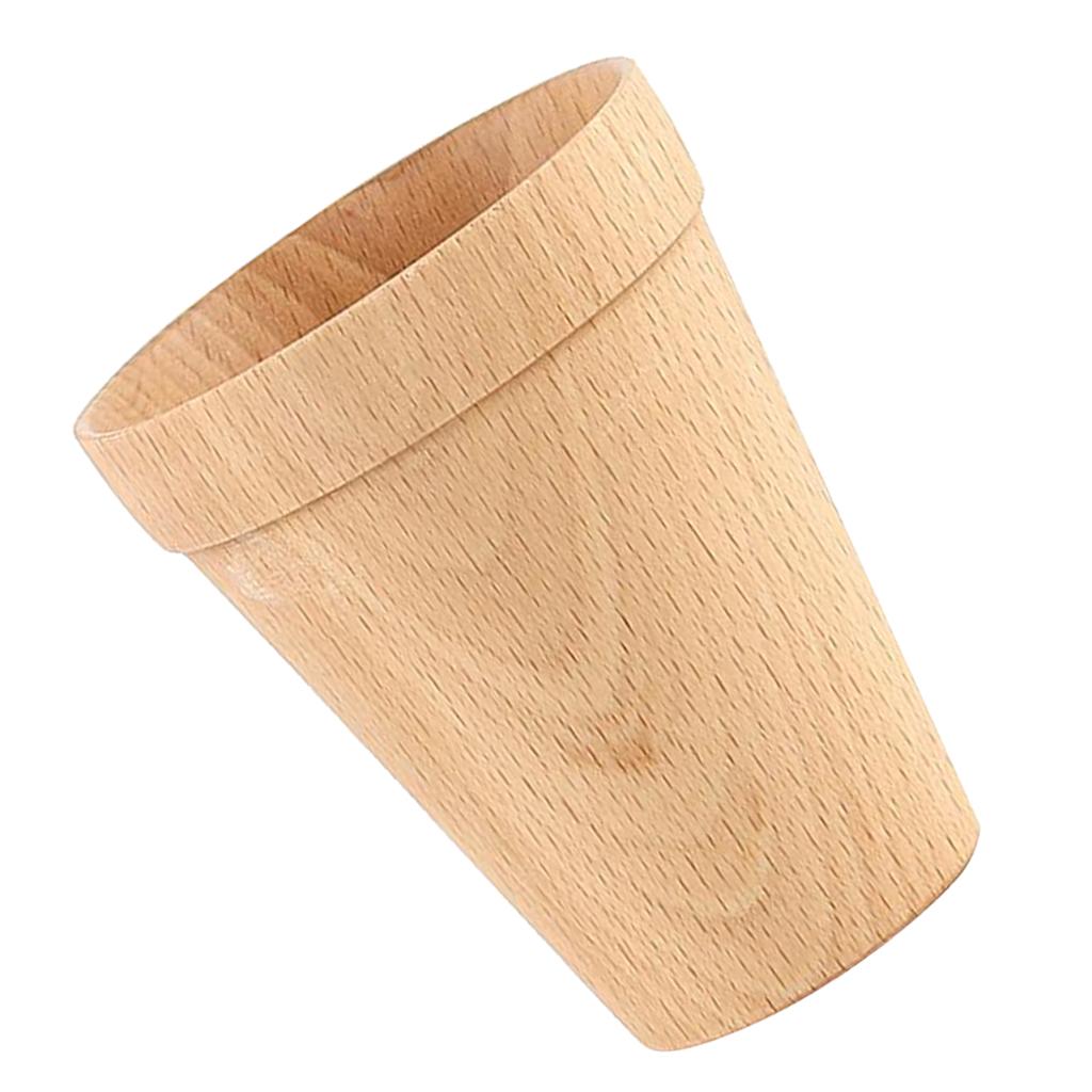 Wood Cup Handmade Wood Coffee Tea Beer Juice Milk Drink Tumbler Mug D 200ml