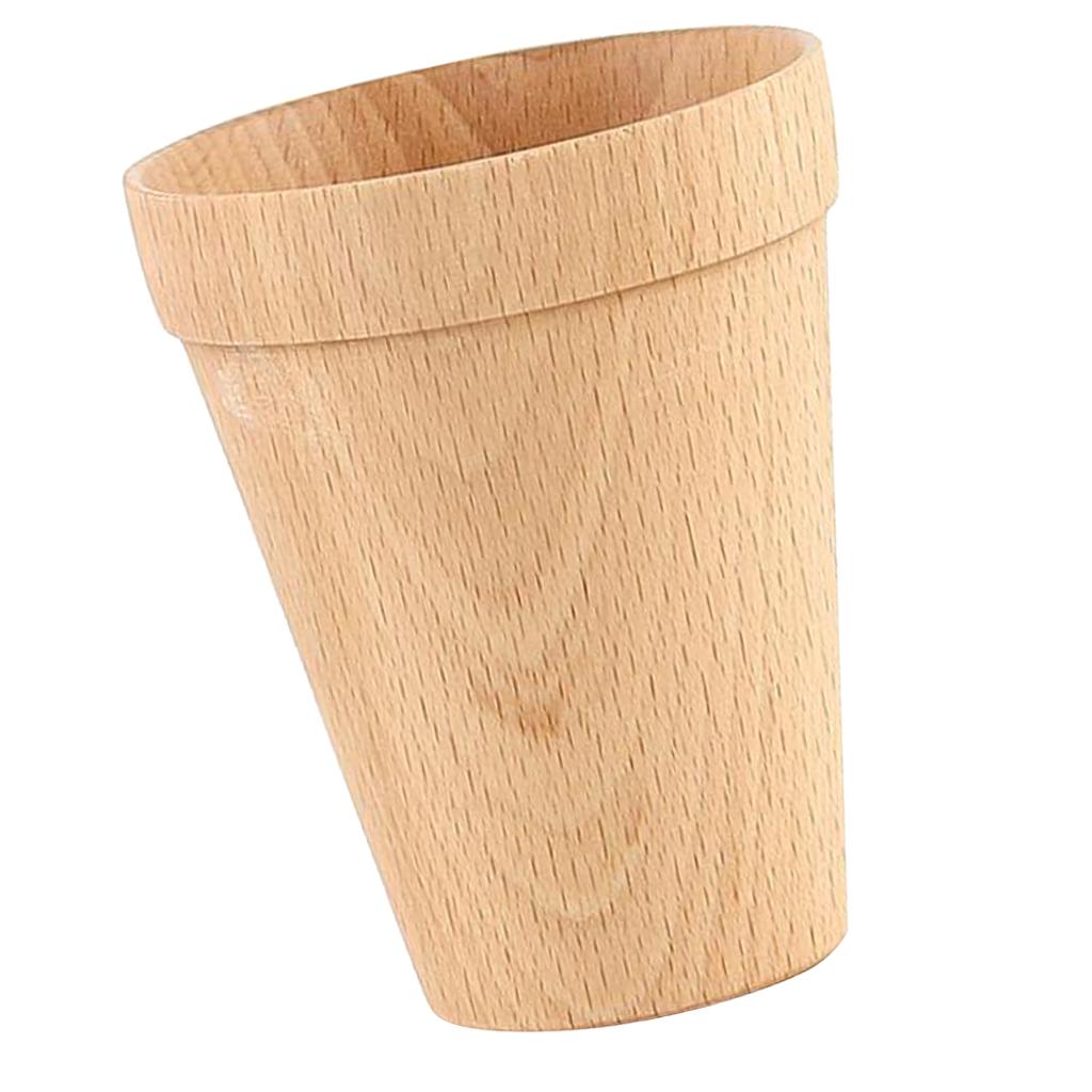 Wood Cup Handmade Wood Coffee Tea Beer Juice Milk Drink Tumbler Mug D 200ml