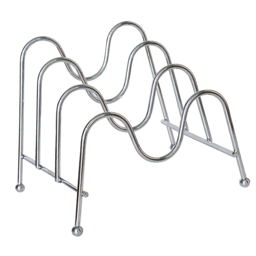 Stainless Steel Dish Drainer Dish Rack Pot Covers Placemats Plates Holder