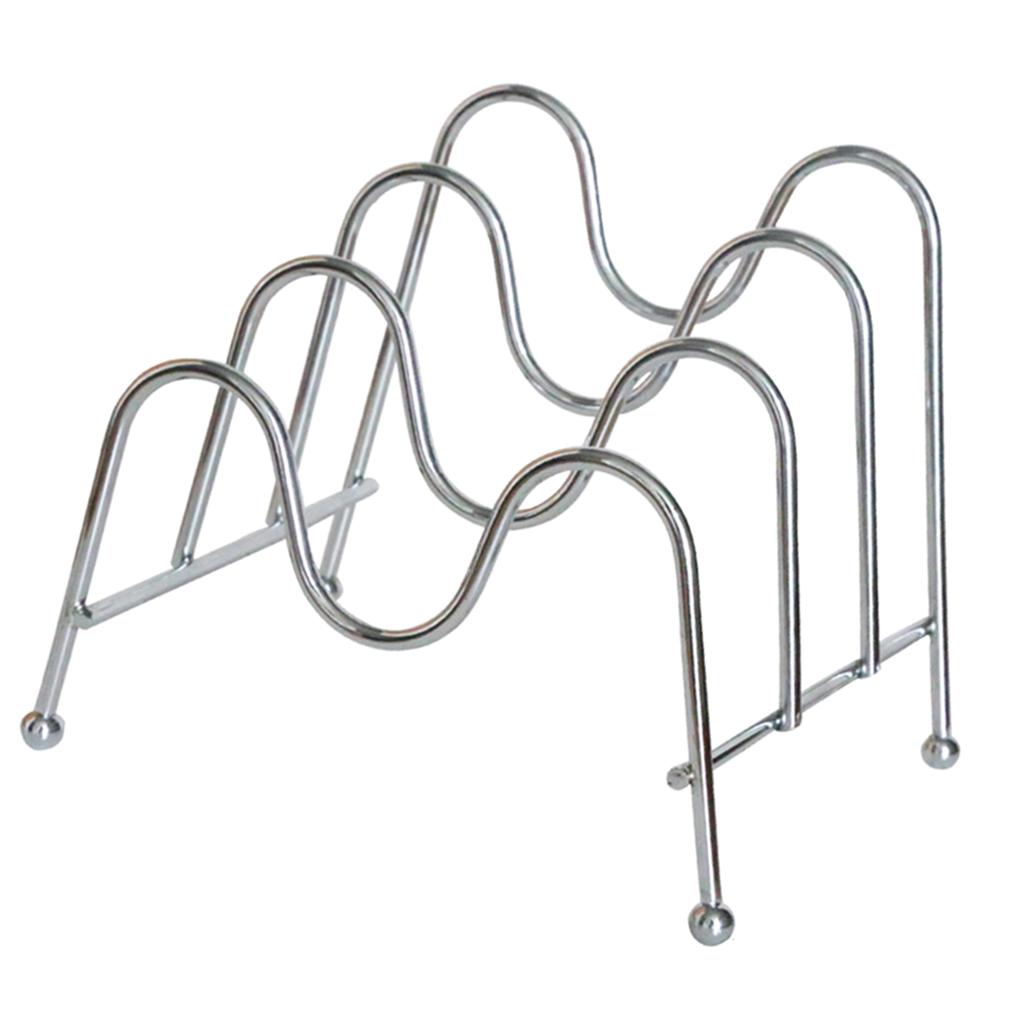 Stainless Steel Dish Drainer Dish Rack Pot Covers Placemats Plates Holder