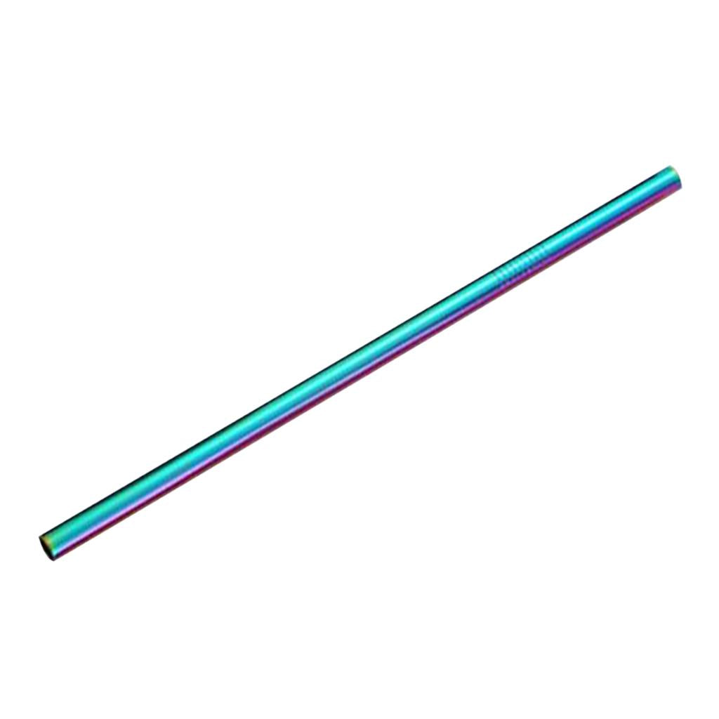 Stainless Steel Drinking Straw Cocktail Straws Party Supplies S-Colorful