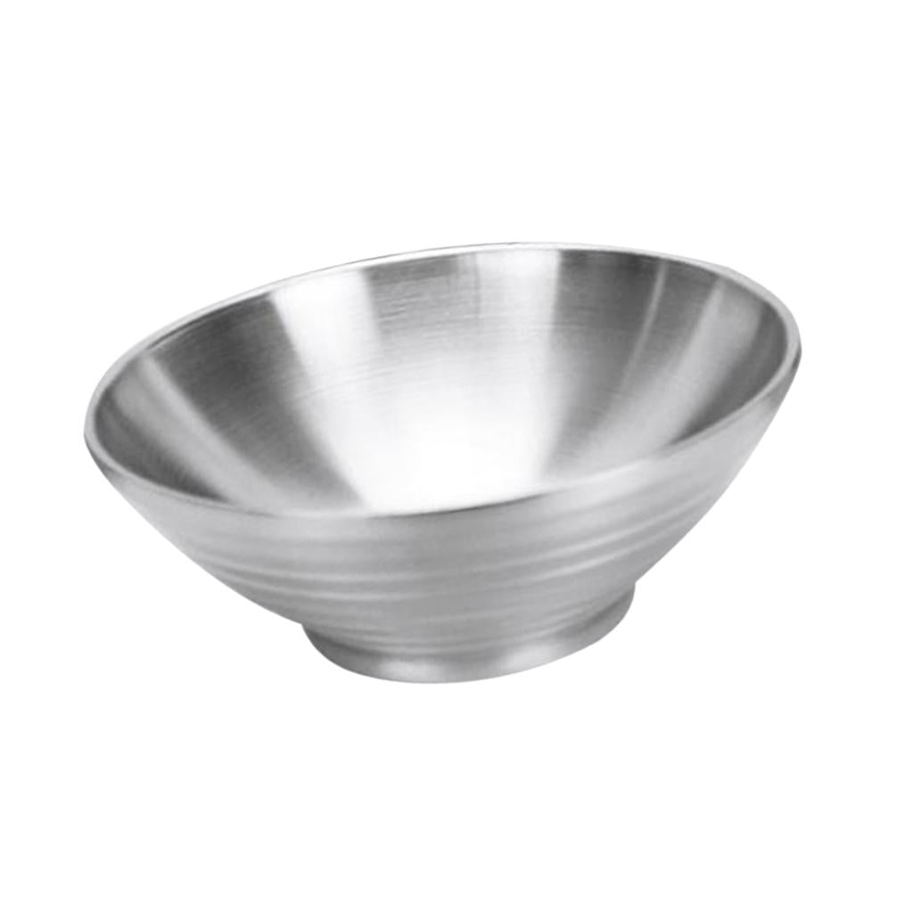 Double Wall Insulated Stainless Steel Bowl for Salad, Soup, Noodle 18cm