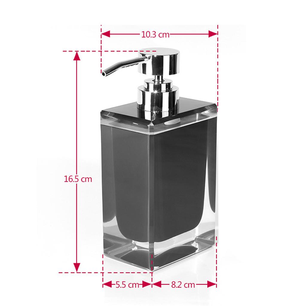 200ml Resin Kitchen Bath Pump Soap Lotion Dispenser Liquid Bottle
