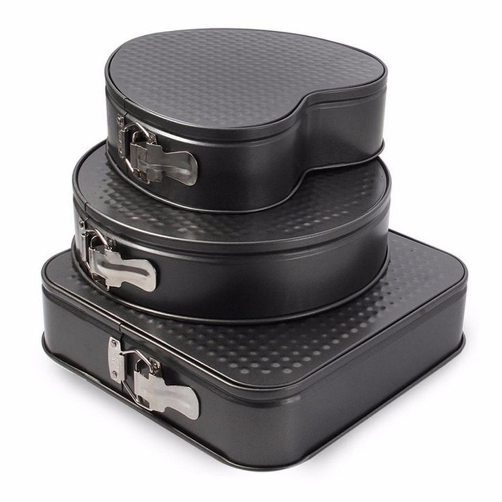 3Pc Springform Pan set Nonstick Leakproof Cake Pan Bakeware Cheesecake Pan