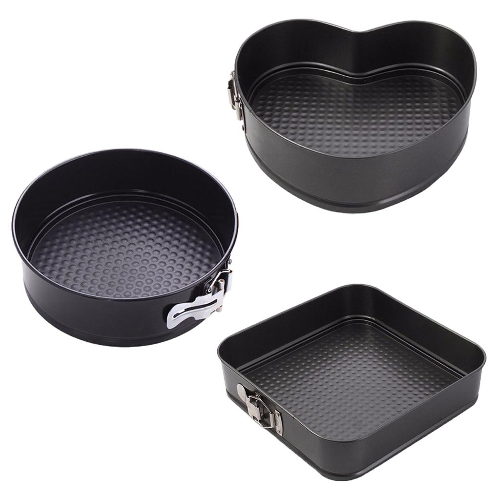 3Pc Springform Pan set Nonstick Leakproof Cake Pan Bakeware Cheesecake Pan