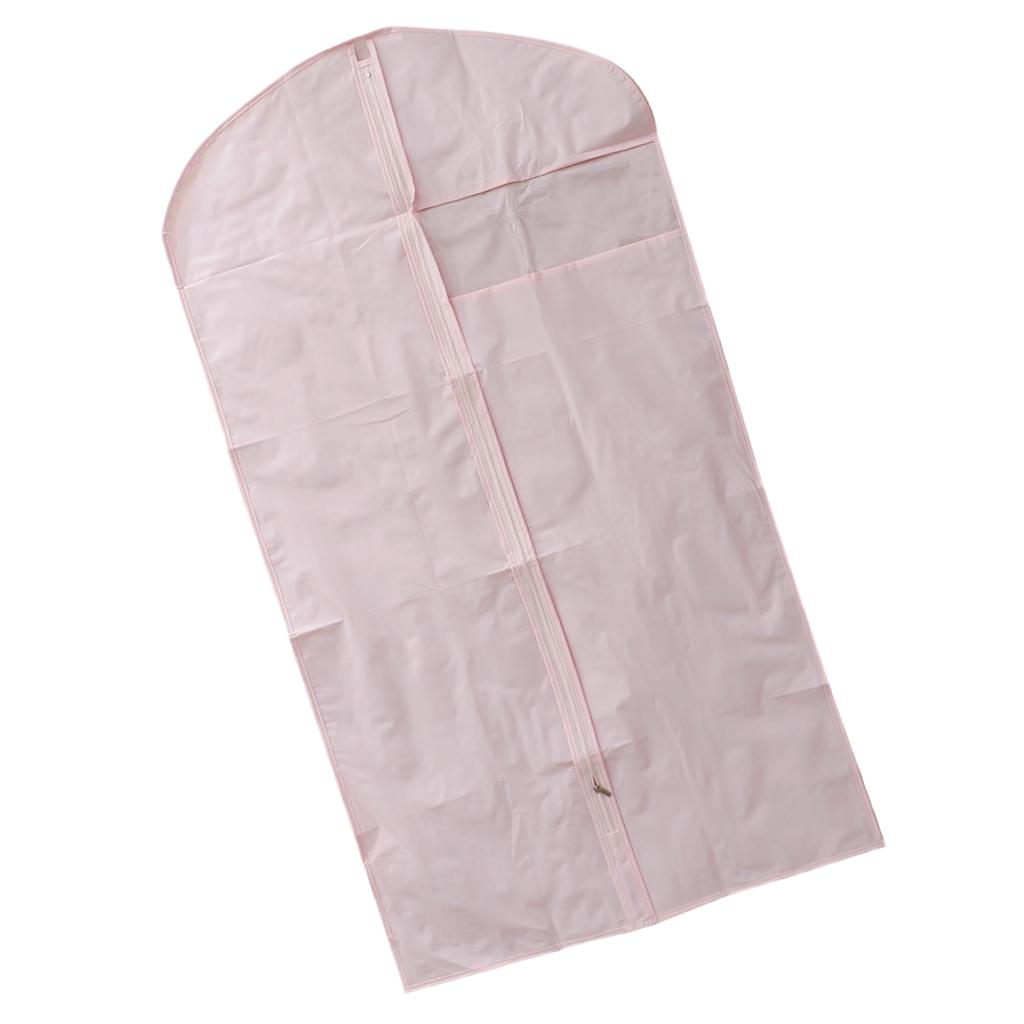 Garment Bag for Storage Keep Your Suit Costume Uniform Safe Pink 60X130cm