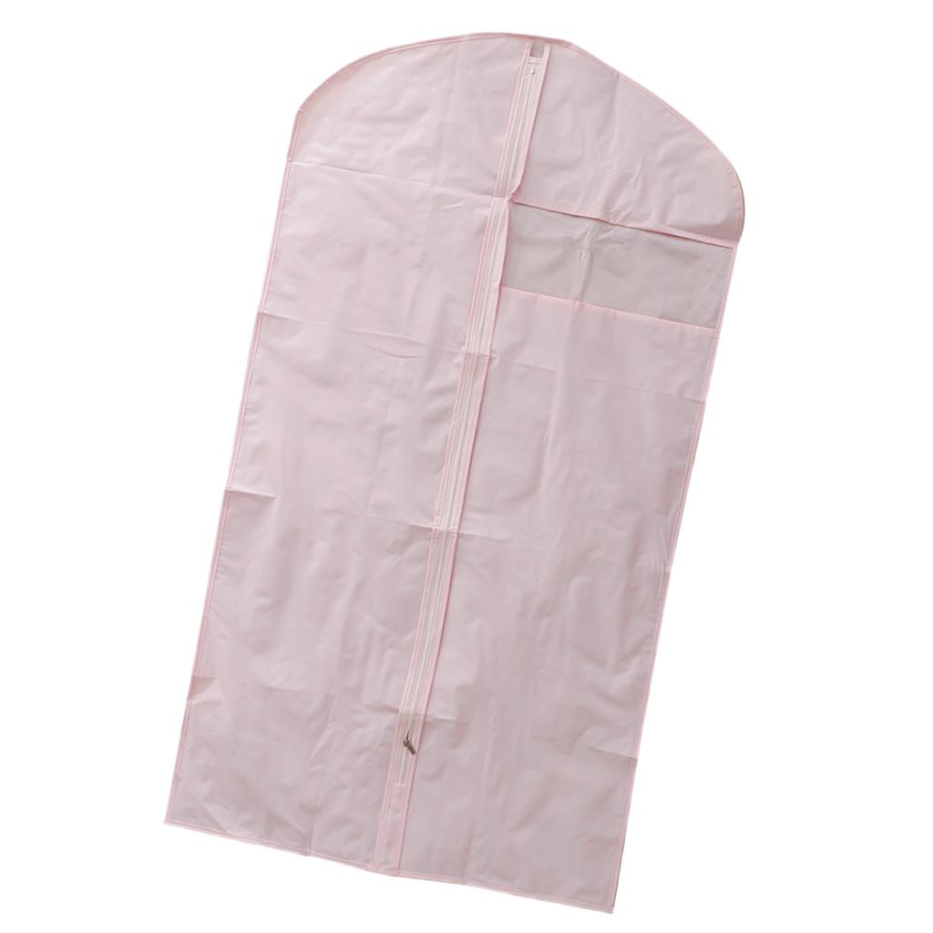 Garment Bag for Storage Keep Your Suit Costume Uniform Safe Pink 60X130cm
