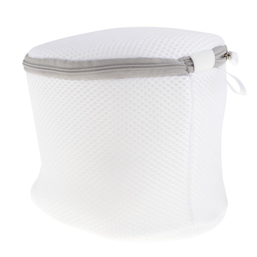 Laundry Bag Bra Lingerie Clothes Washing Machine Bag Cylinder Grey