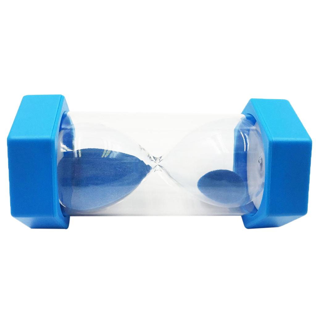 Plastic Sandglass Hourglass Sand Clock Timers Desktop Clock 15 Minutes Blue