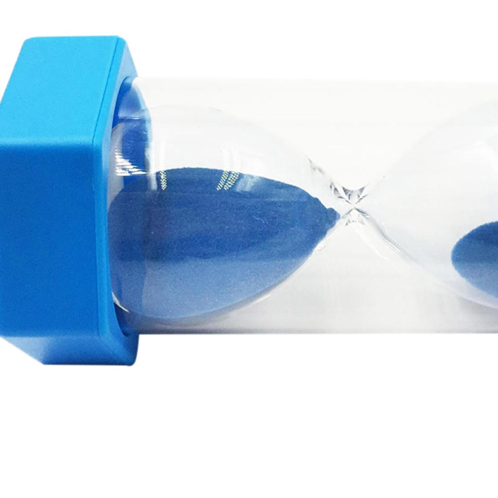 Plastic Sandglass Hourglass Sand Clock Timers Desktop Clock 15 Minutes Blue