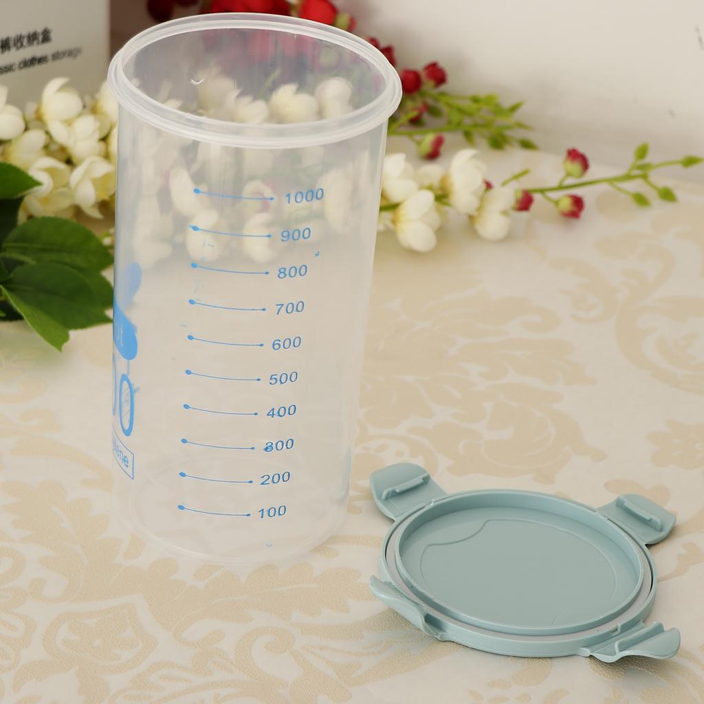 Cereal Container Storage Containers Flour Container Keeper Blue 1500ml